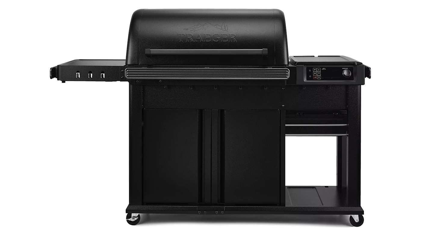 Traeger debuts Woodridge Pro Plus grill with Wi-Fi features and built-in storage cabinet